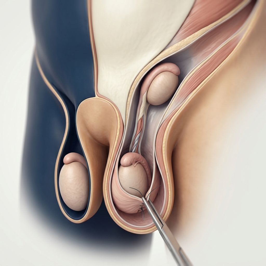 Orquidopexia o corrección de testiculo no descendido